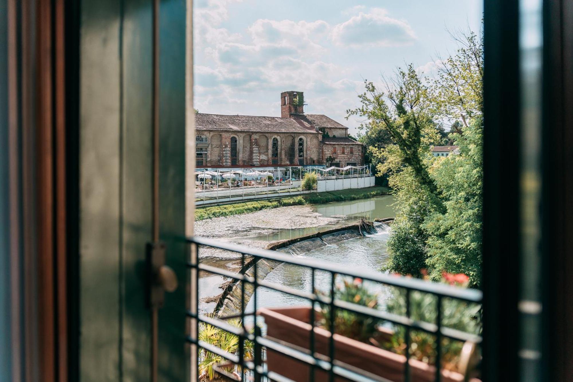 Palladio Apartment - Vista Fiume, In Centro Con Garage Vicenza Eksteriør bilde