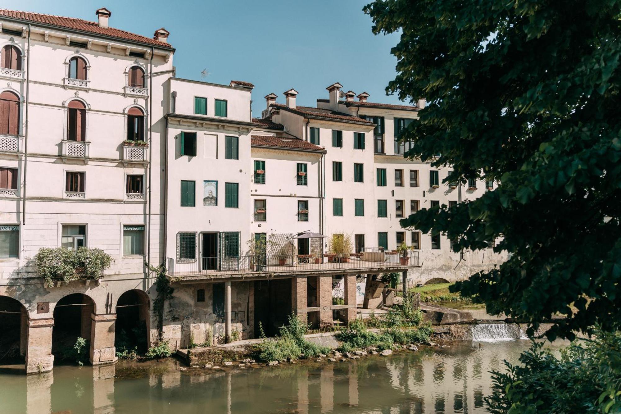Palladio Apartment - Vista Fiume, In Centro Con Garage Vicenza Eksteriør bilde