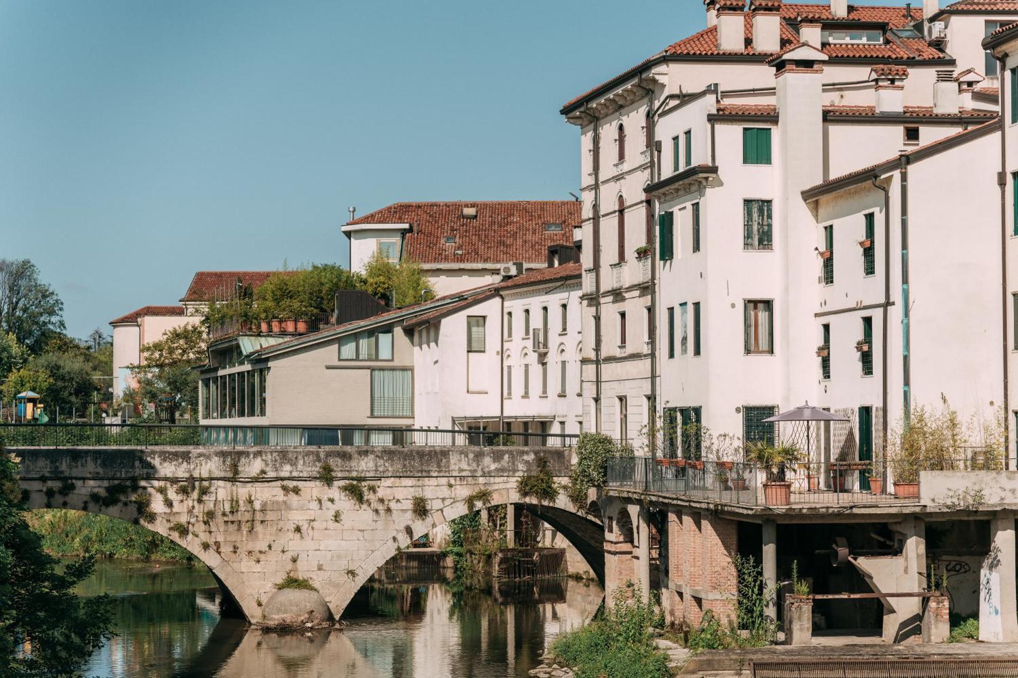 Palladio Apartment - Vista Fiume, In Centro Con Garage Vicenza Eksteriør bilde