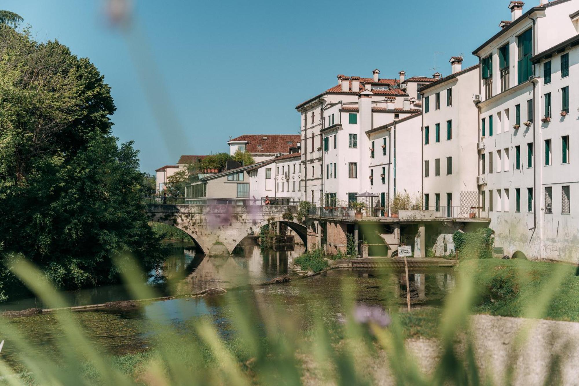 Palladio Apartment - Vista Fiume, In Centro Con Garage Vicenza Eksteriør bilde