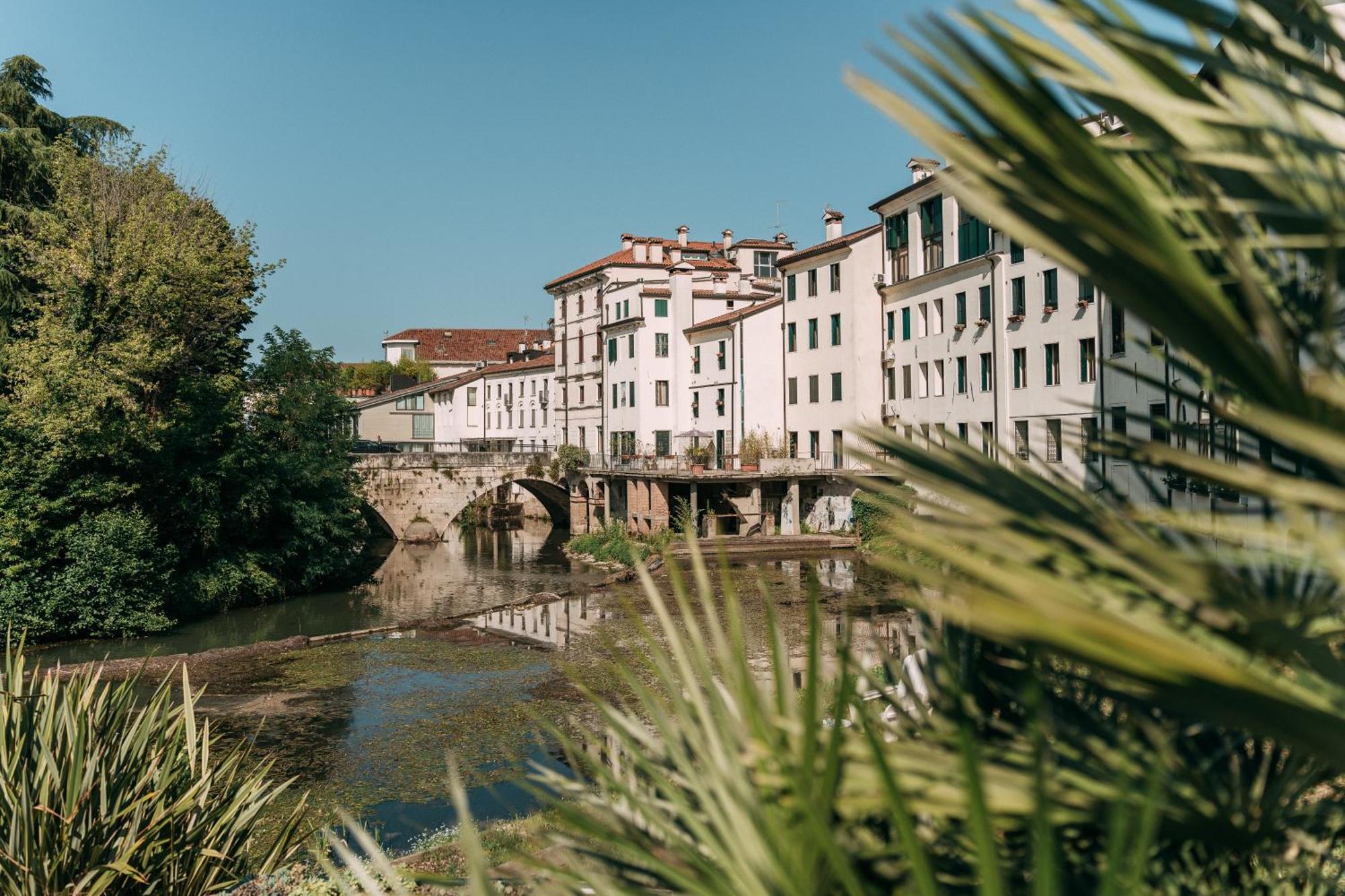Palladio Apartment - Vista Fiume, In Centro Con Garage Vicenza Eksteriør bilde